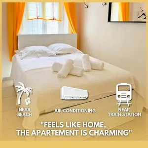 Apartment L'echappee De Riviera I Centre-ville I Climatise I Proche Gare Et I Ideal Couple Et Famille
